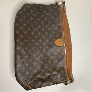 COPY - Louis Vuitton Delightful MM. brown monogram canvas.